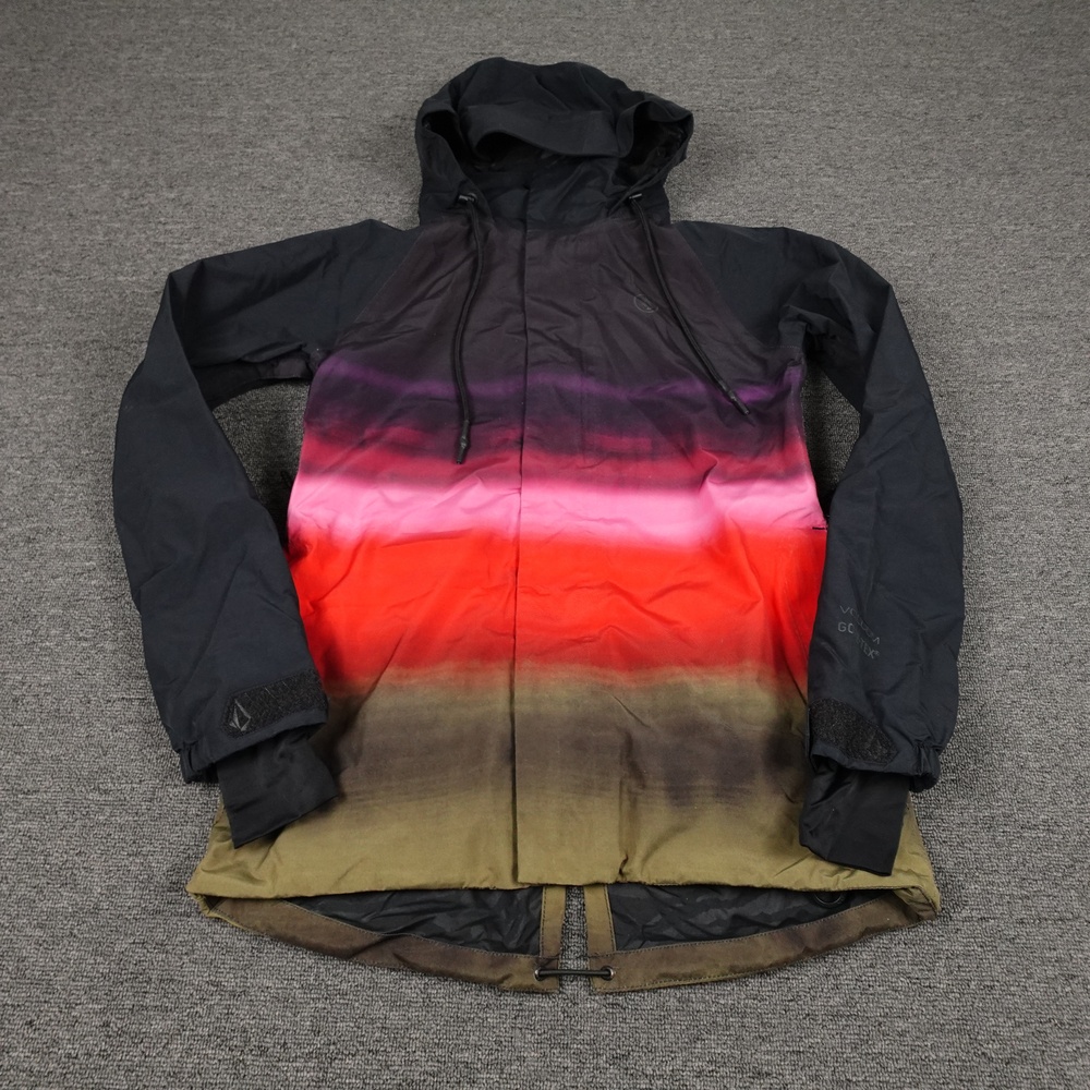 Volcom Leda GORE-TEX Ski Jacket Womens XS Multicolor Gradient Hooded Waterproof